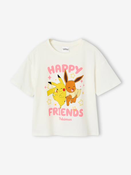 The T-shirt Pokemon for girls ecru 