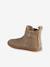 Leather Boots for Girls beige+bronze+brown+camel+green+navy blue+old rose 