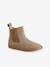Leather Boots for Girls beige+bronze+brown+camel+green+navy blue+old rose 