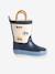 Striped Wellies for Babies light blue+navy blue+printed green+striped navy blue 
