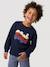 Long-sleeved T-shirt for boys hazel+navy blue 
