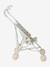 Large Lightweight Pushchair for Baby Dolls black+ecru+rose 