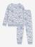Snowman print pyjamas by PETIT BATEAU light blue 