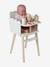 FSC®100% wooden doll mealtime set rose 
