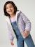 Reversible Leopard/Sherpa Windcheater with Hood for Girls beige+vanilla 