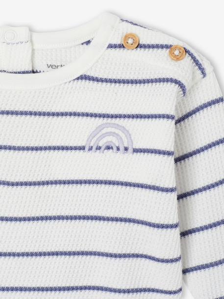 Long-sleeved T-shirt for newborn ecru 