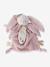 Rabbit comforter 25 cm rose 
