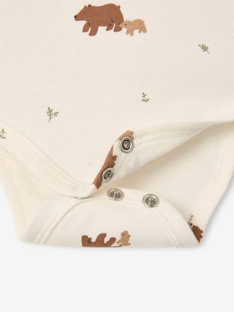 Dungaree set and bodysuit for newborn khaki 