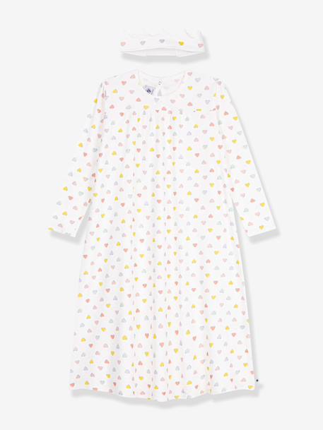 Princess tiara nightdress by PETIT BATEAU rose 