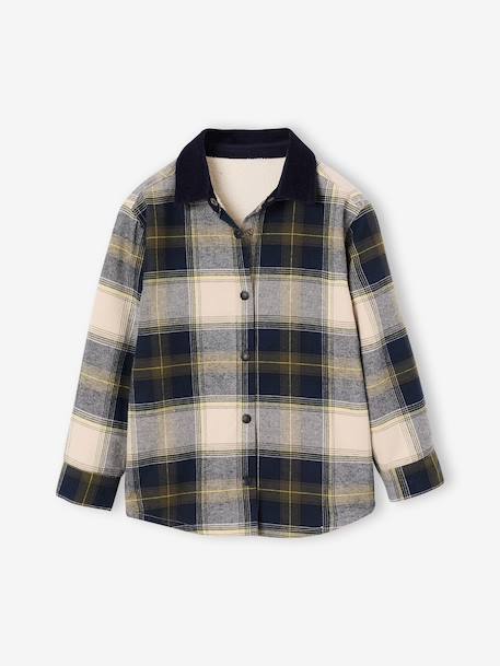 Long-sleeved shirt for boys navy blue 