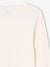 Pack of 2 cropped long-sleeved T-shirts for girls black+chocolate 