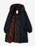 Lined parka for girls black 