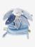 Ocean heart bunny comforter 25 cm blue 