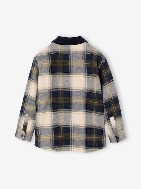 Long-sleeved shirt for boys navy blue 