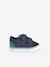First walking shoes with touch-fastening straps for baby blue 