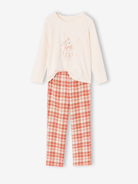 Pyjamas with trousers for girls beige 