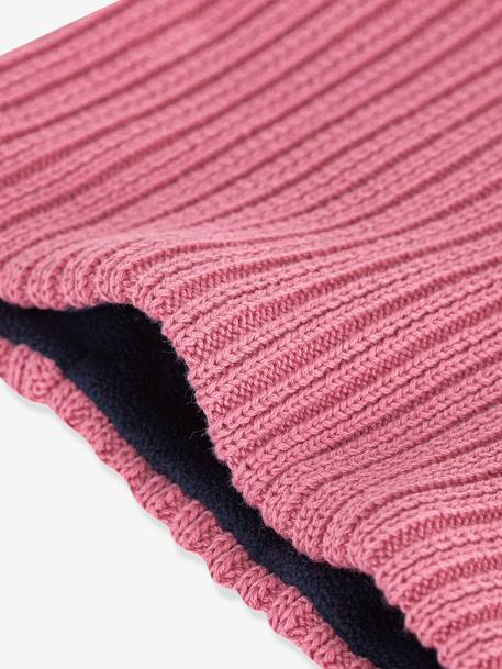Kids snood by PETIT BATEAU rose 