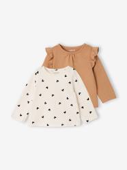 -Pack of 2 long-sleeved Basics baby t-shirts