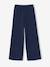Wide-leg sports trousers for girls anthracite 