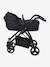 3-in-1 doll pram black 
