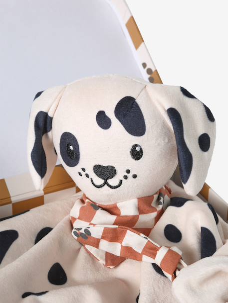 Big Fam comforter and rattle gift set white 