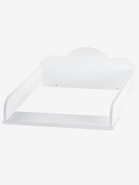 Cloud-shaped changing table top white 