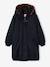 Lined parka for girls black 