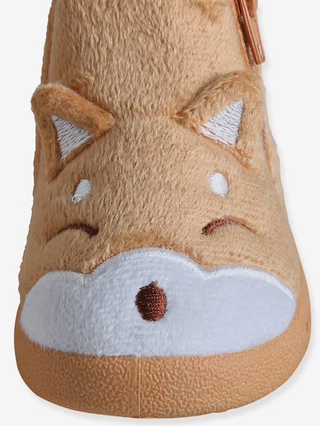 Canvas Slippers with Zip, for Babies beige+pale pink+printed beige+printed white+vanilla 