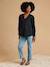 Broderie Anglaise Blouse for Maternity & Nursing, ENVIE DE FRAISE black+olive 