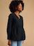 Broderie Anglaise Blouse for Maternity & Nursing, ENVIE DE FRAISE black+olive 