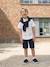 Bermuda Shorts in Cotton/Linen for Boys beige+Beige+blue+Dark Blue+sage green 