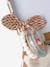Big Fam comforter and rattle gift set white 