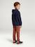 NARROW Hip, MorphologiK Slim Leg Coloured Trousers, for Boys beige+black+clay beige+emerald green+night blue+petrol blue+rust+tomato red 