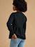 Broderie Anglaise Blouse for Maternity & Nursing, ENVIE DE FRAISE black+olive 