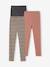 Pack of 3 leggings for girls ink blue+vanilla 