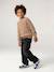 Round-neck jumper for boys marl beige 