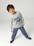 Top with Fun Motif for Boys ecru+marl grey+slate grey 