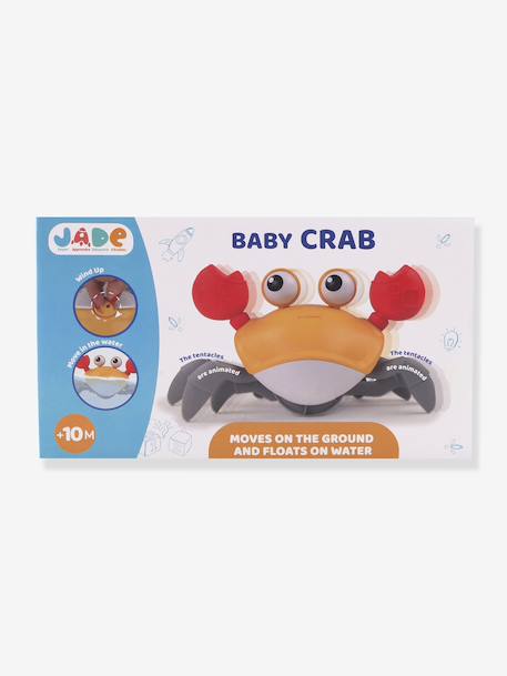Wind-up mechanical crab by J.A.D.E orange 