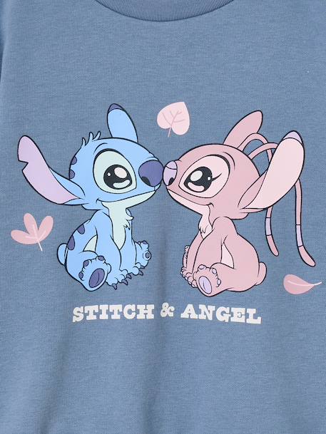 Stitch and Angel sweatshirt for girls chambray blue 