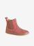Leather Boots for Girls beige+bronze+brown+camel+green+navy blue+old rose 