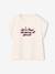 Short-sleeved t-shirt anthracite+ecru+rose 