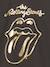 Hooded sweatshirt dress Rolling Stones for girls anthracite 
