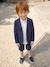 Occasion Wear Cotton/Linen Jacket for Boys beige+Beige+blue+Dark Blue+sage green 