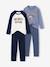 Pack of 2 pyjamas for boys grey blue 