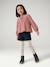 Corduroy Shorts with Heart Pockets, Easy To Slip On, for Girls khaki+navy blue+old rose+rose 