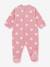 Baby heart print all-in-one by PETIT BATEAU light pink 