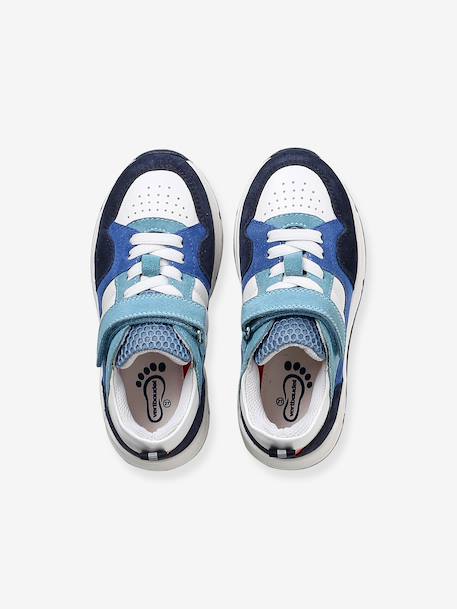 Trainers for boys with touch-fastening strap navy blue 