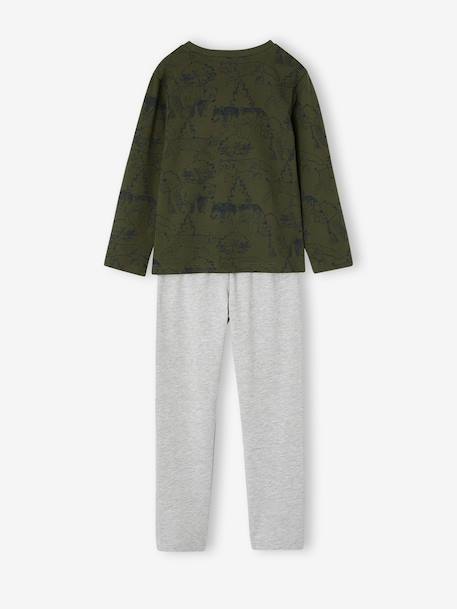 Pack of 2 pyjamas for boys fir green 