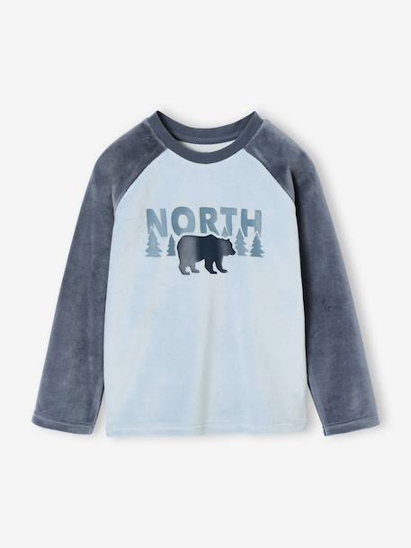 Pack of 2 pyjamas for boys set blue 