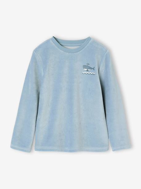 Pack of 2 pyjamas for boys crystal blue 